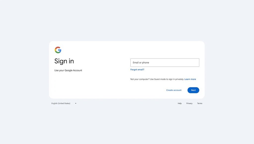 Google Redesigns Sign-in Page With Updated Material You Design